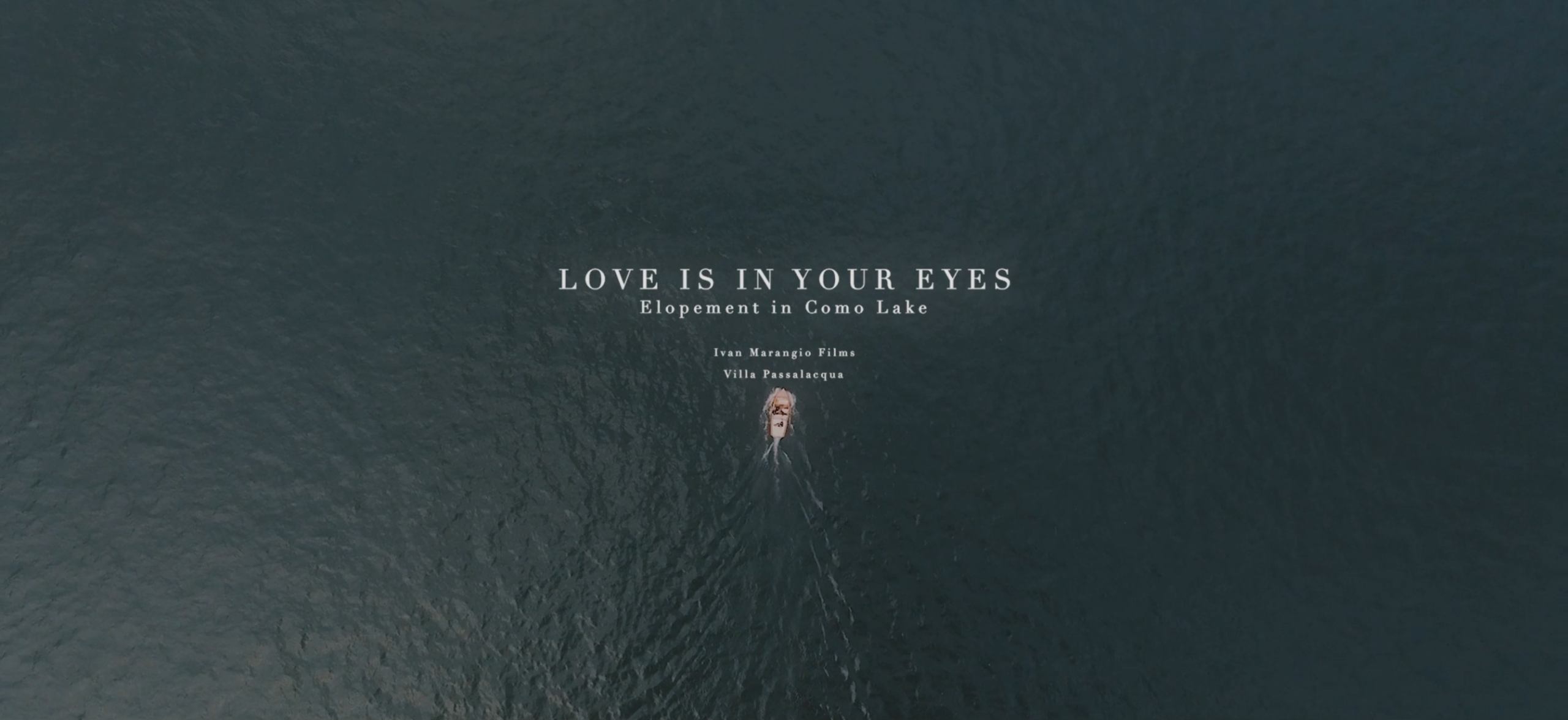 Elopement videographer in Italy at Lake Como, Ivan Marangio Films